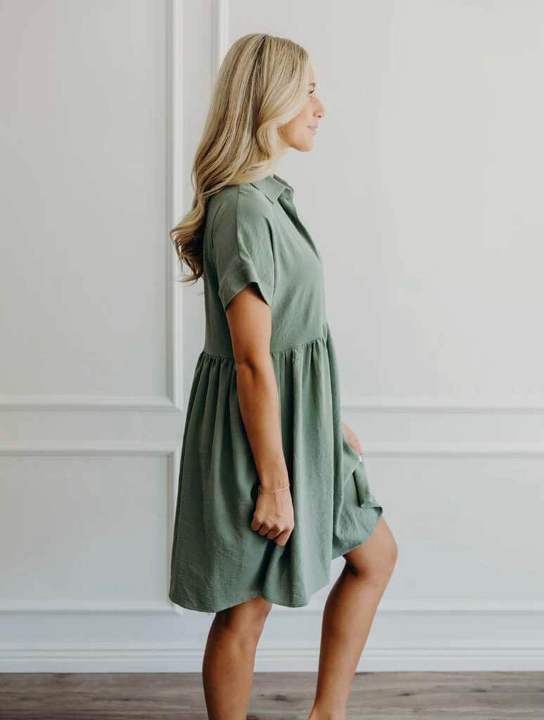 The Heidi Button Up Dress