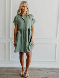 The Heidi Button Up Dress