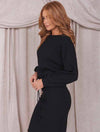 Oversized Sweater in Black