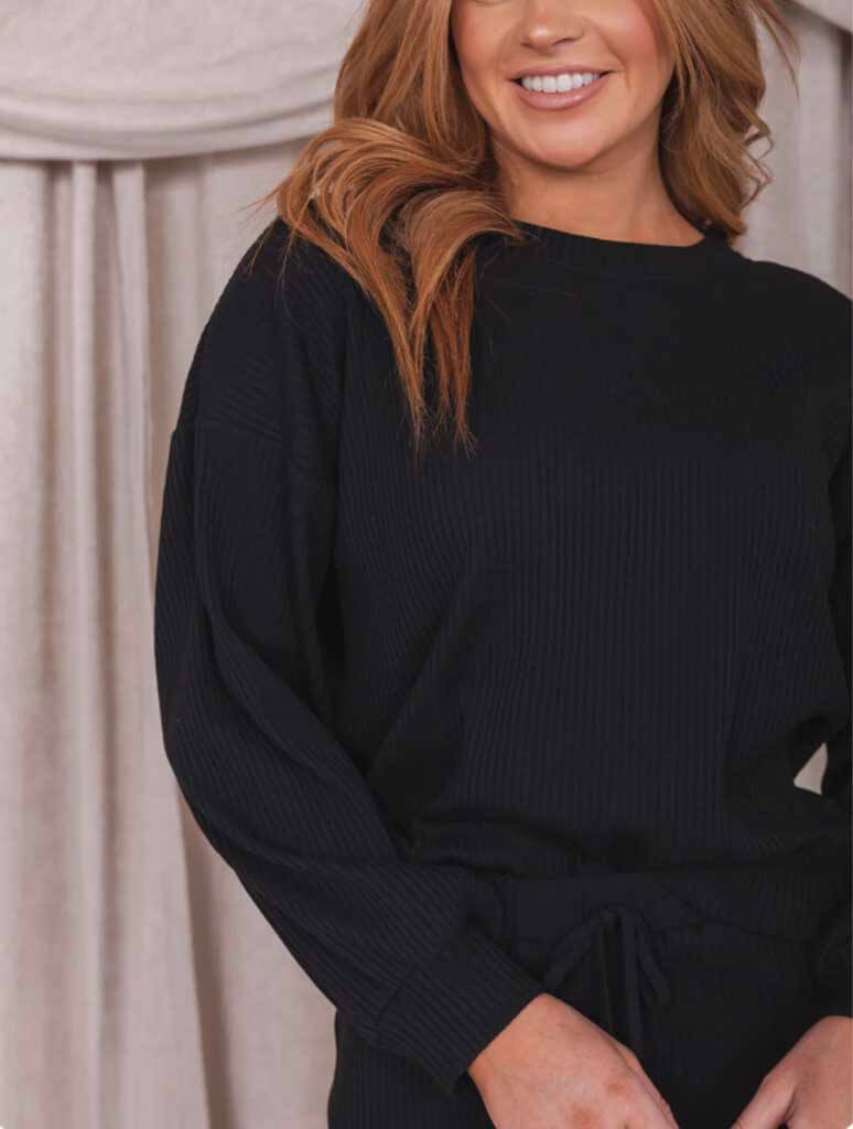 Oversized Sweater in Black