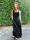 Sleeveless Corset Mini Dress in Black