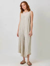 Sleeveless Striped Jumpsuit