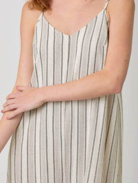 Sleeveless Striped Jumpsuit