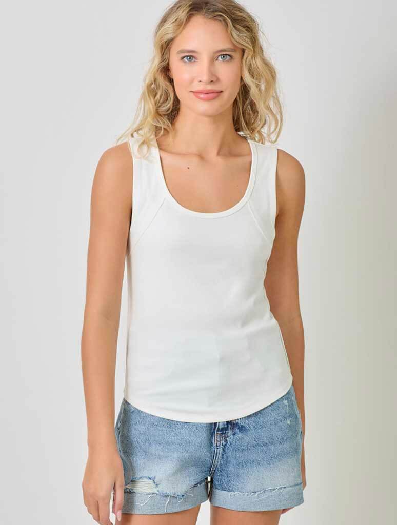 Raw Edge Tank Top