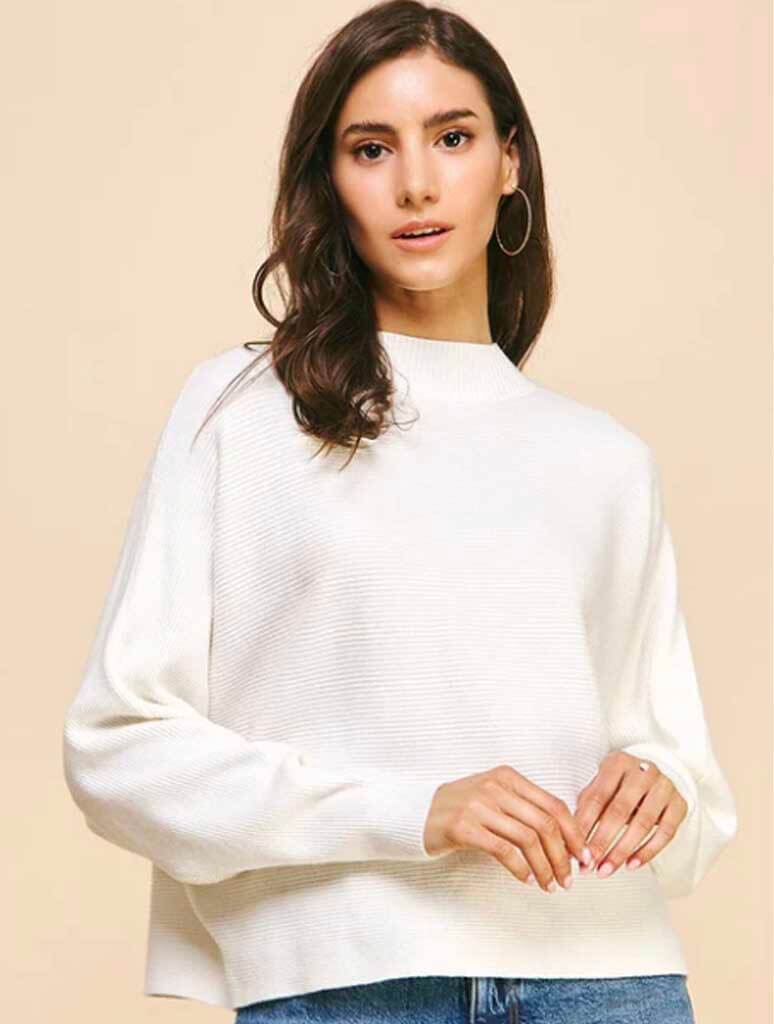 Dolman Sleeve Sweater Top