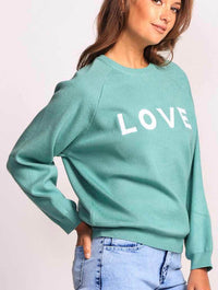 Love Sweater in Green