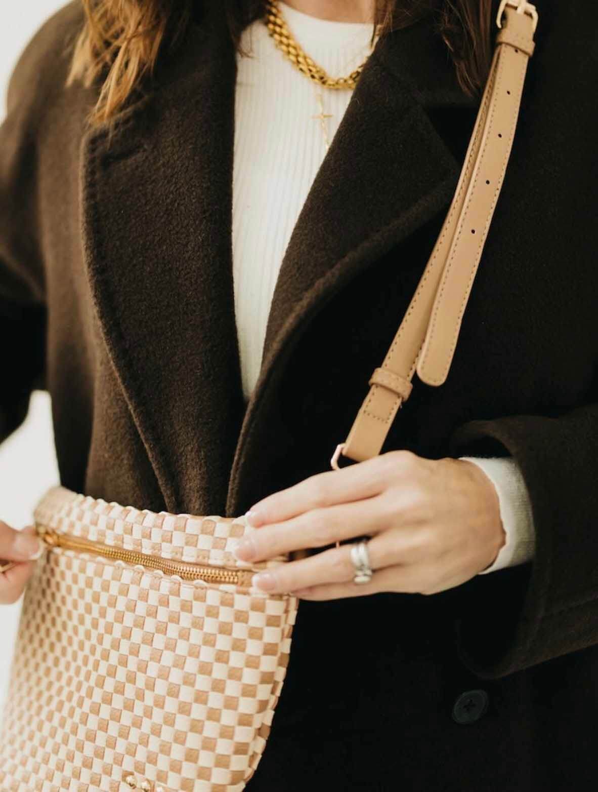 Minimalist Vegan Leather Crossbody Strap