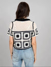 Lasa Short Sleeve Crochet Cardigan
