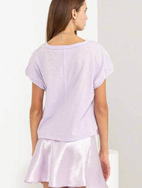 Muscle T-Shirt in Lavender