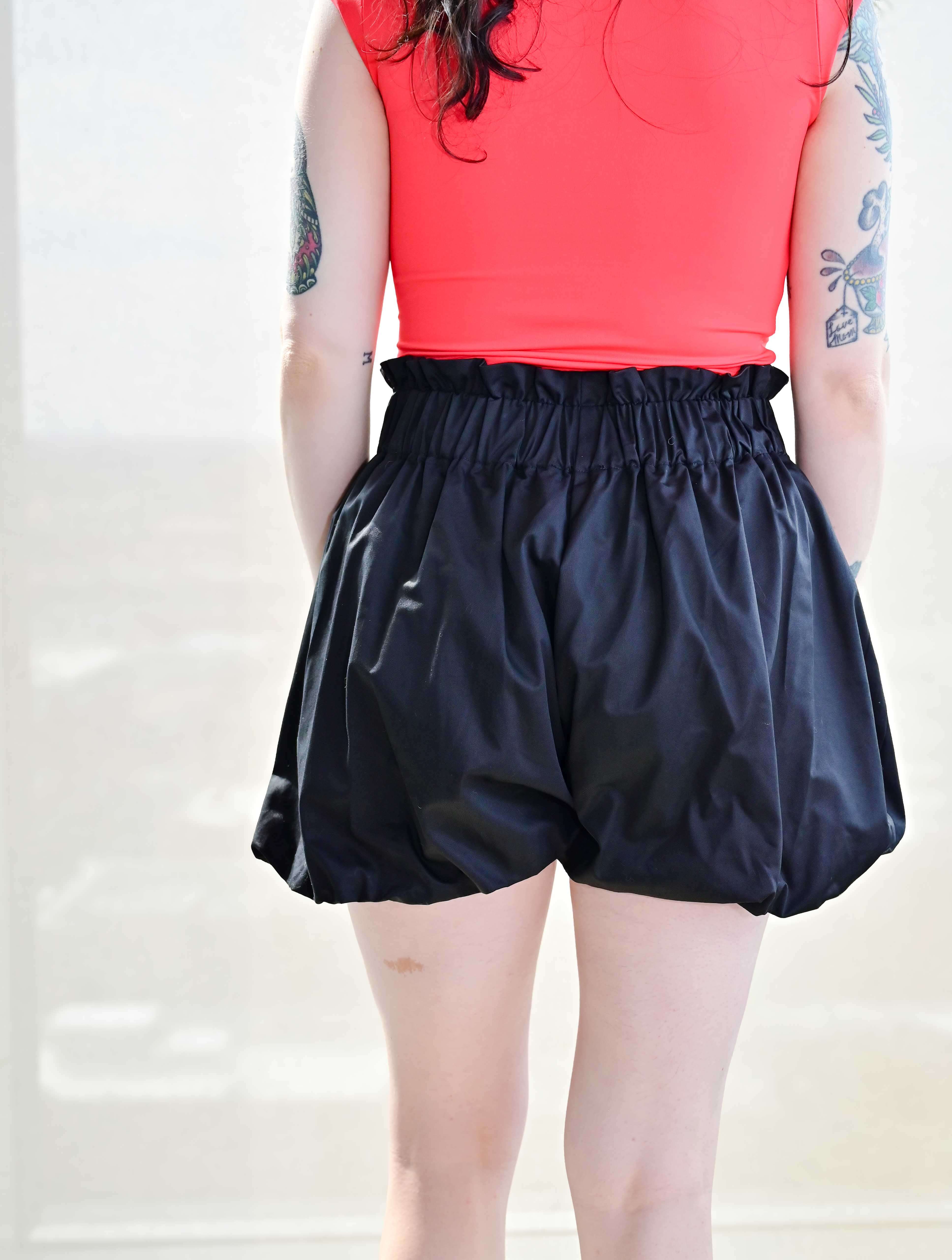 Karla Light Weight Twill Bubble Shorts