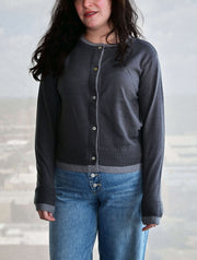 Mahlia Long Sleeve Crewneck Cardigan