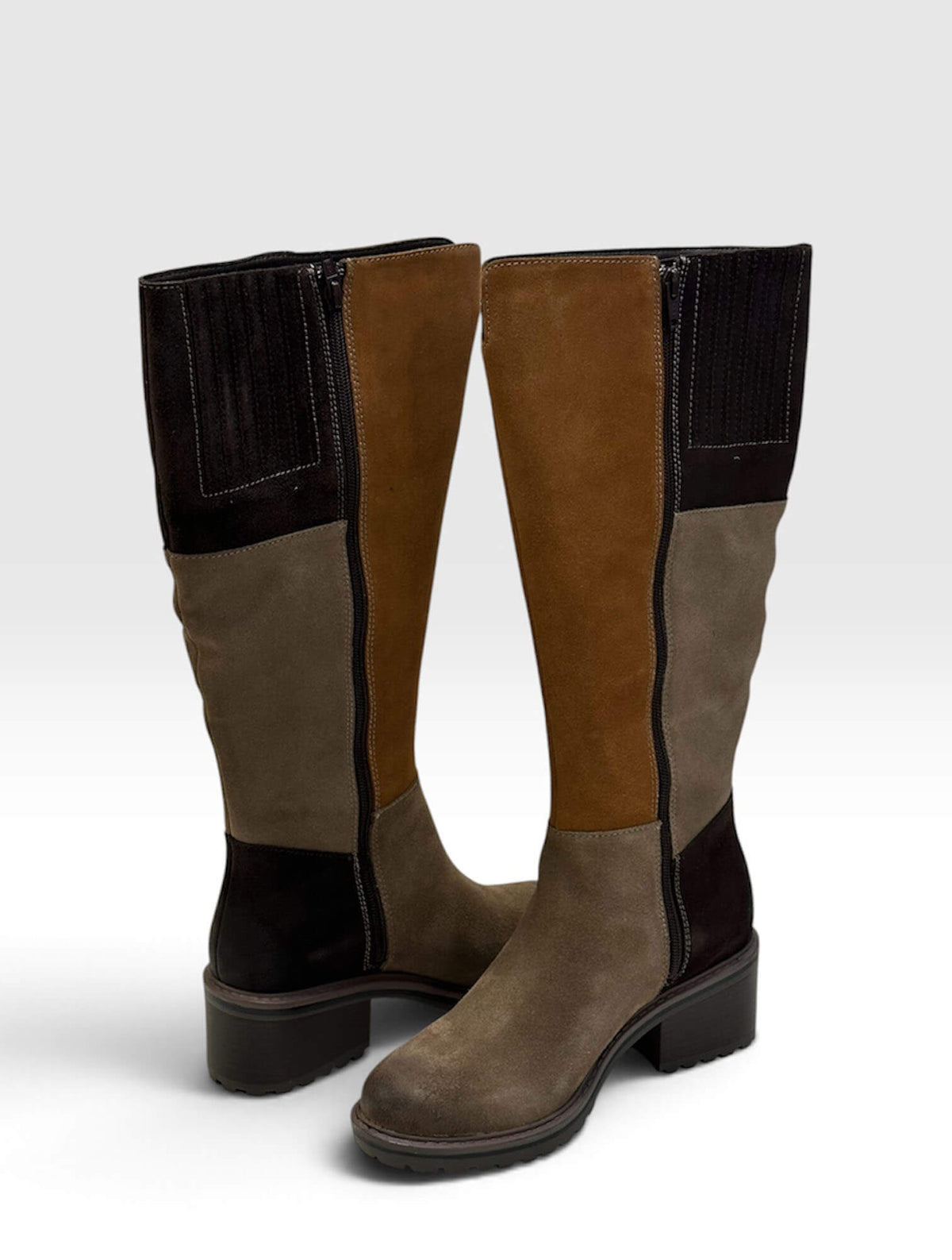 Salvia Markie Tall Patchwork Boot