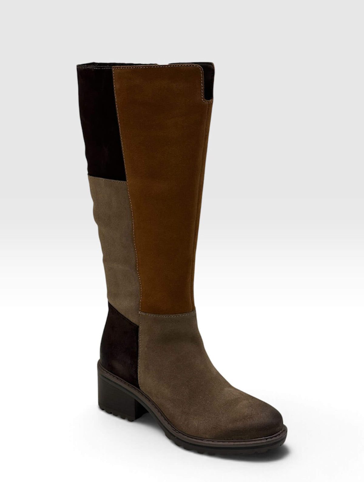 Salvia Markie Tall Patchwork Boot