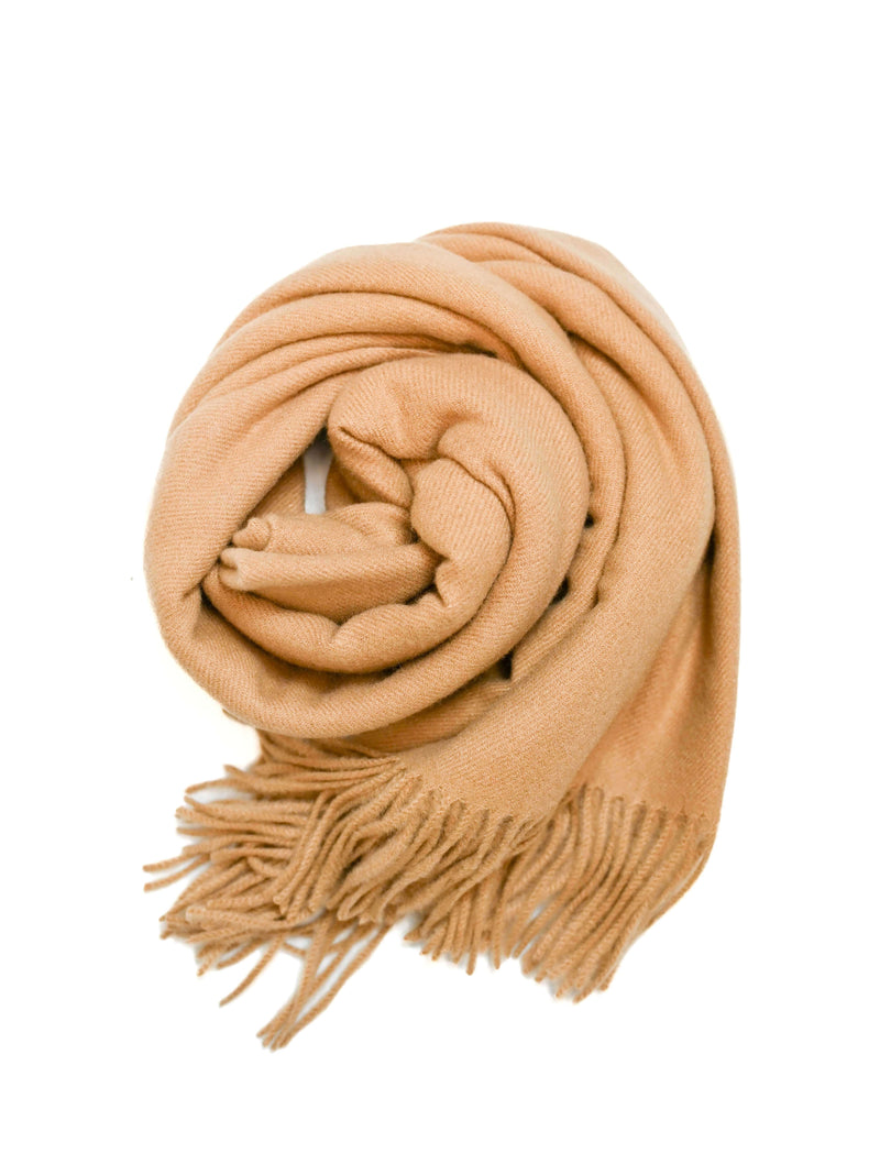 Cashmere Scarf in Camel