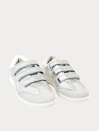 Silent D Seena Velcro Strap Sneaker with White Sole