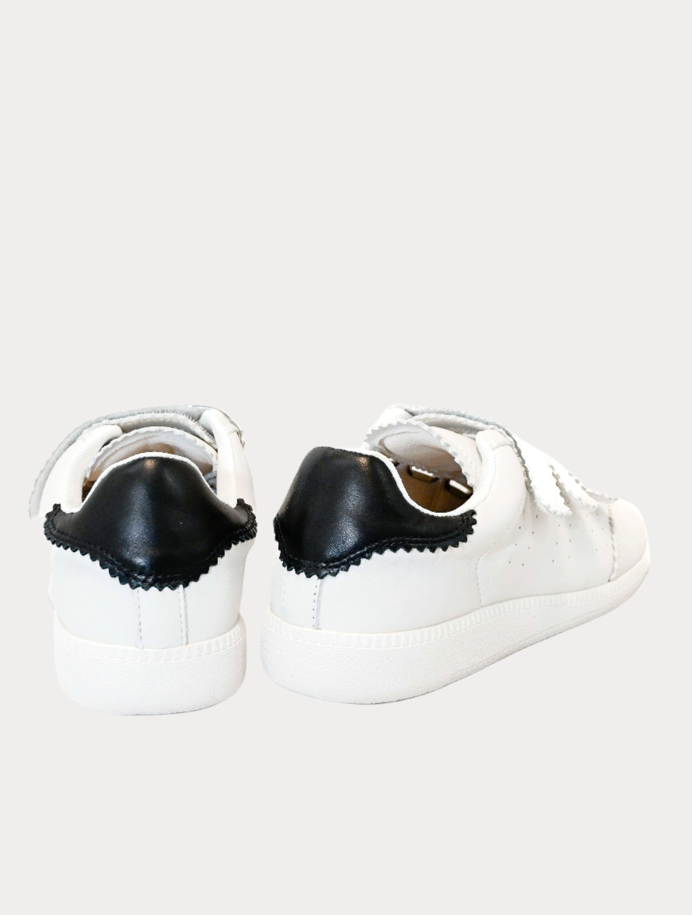 Silent D Seena Velcro Strap Sneaker with White Sole