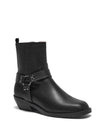 Silent D Claire Moto Boot in Black Leather