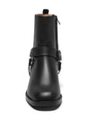 Silent D Claire Moto Boot in Black Leather