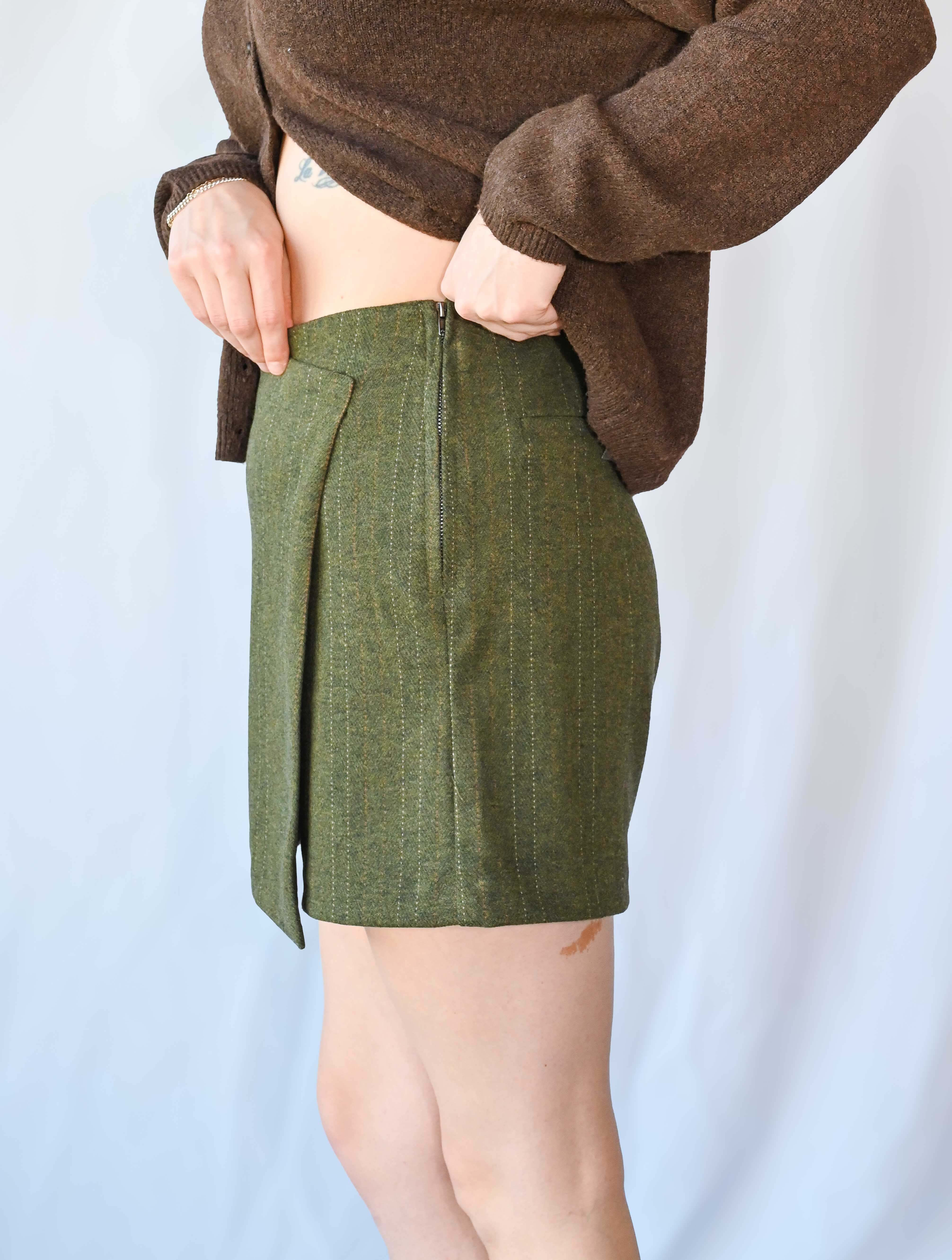 Pinstripe Skort