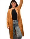 Faux Suede Duster