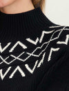 Fair Isle Sweater with Sequin Detail