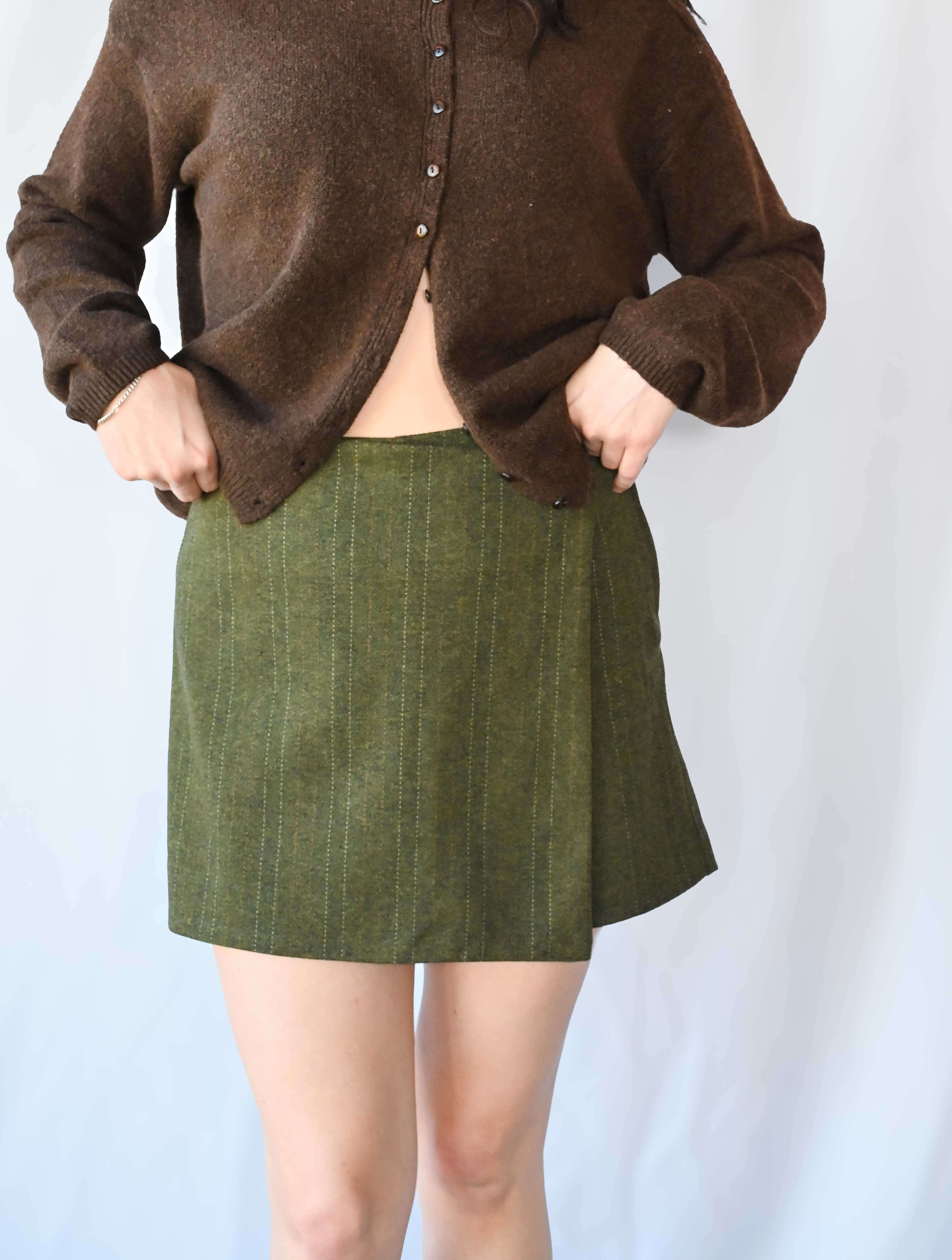 Pinstripe Skort