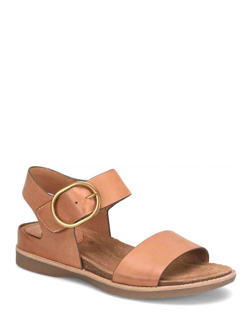 Sofft Bali Buckle Flat Sandal in Luggage