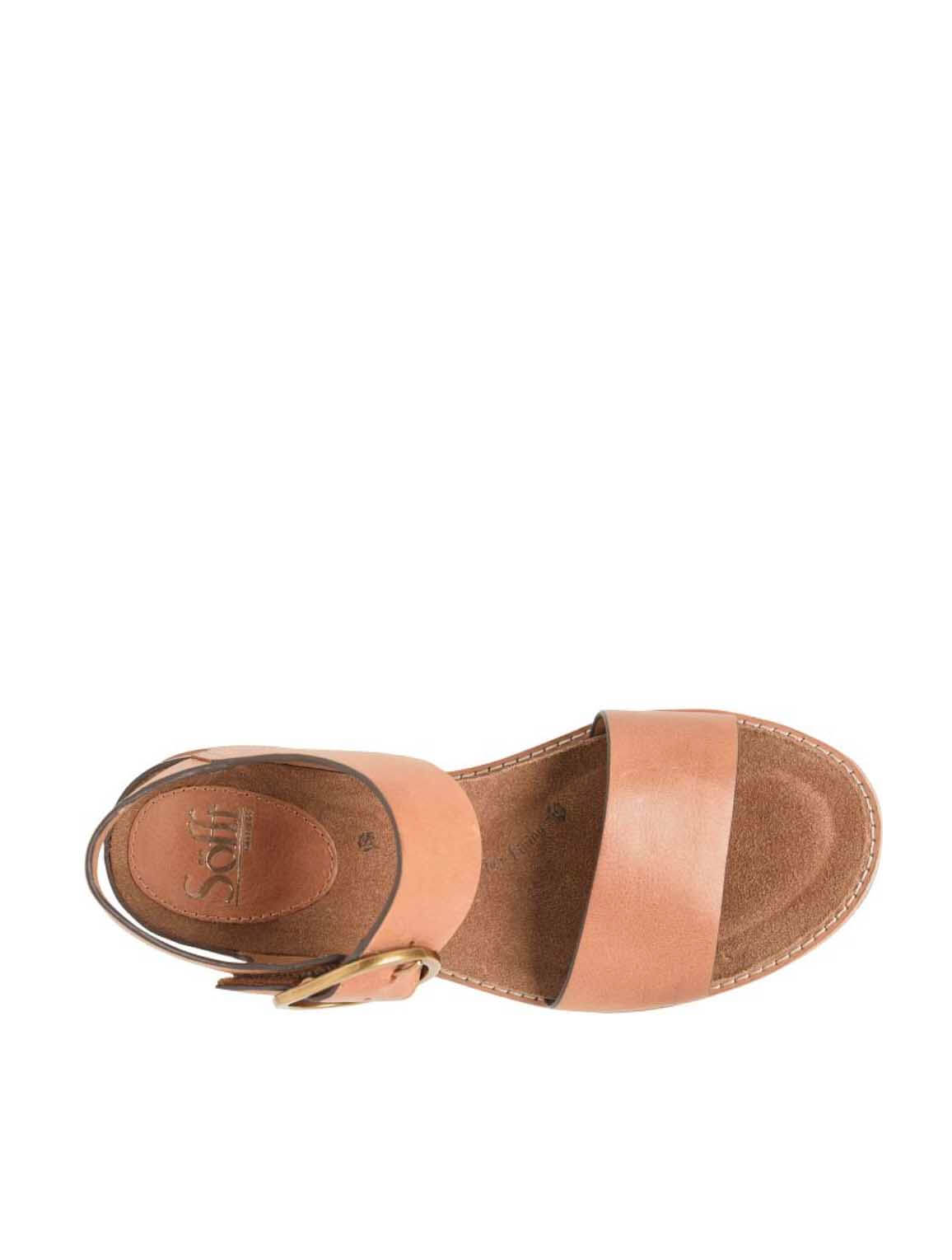 Sofft Bali Buckle Flat Sandal in Luggage
