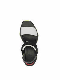 Sorel Kinetic Impact Y-Strap High Sandal in Black/Jet