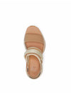 Sorel Kinetic Impact Slingback Heel Sandal in Honest Beige/Honey White