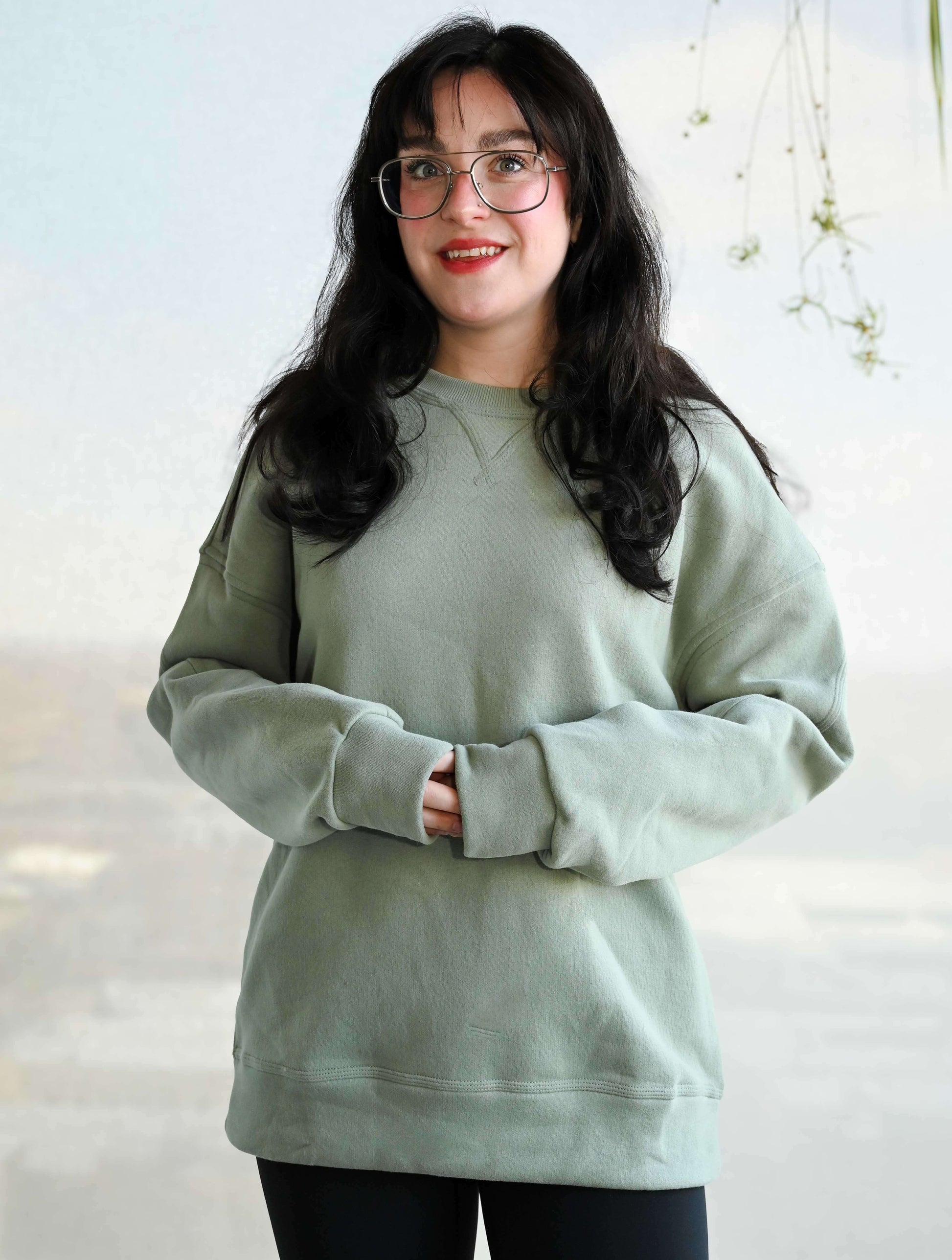 SPANX Boostup Cotton Fleece Crewneck Tunic