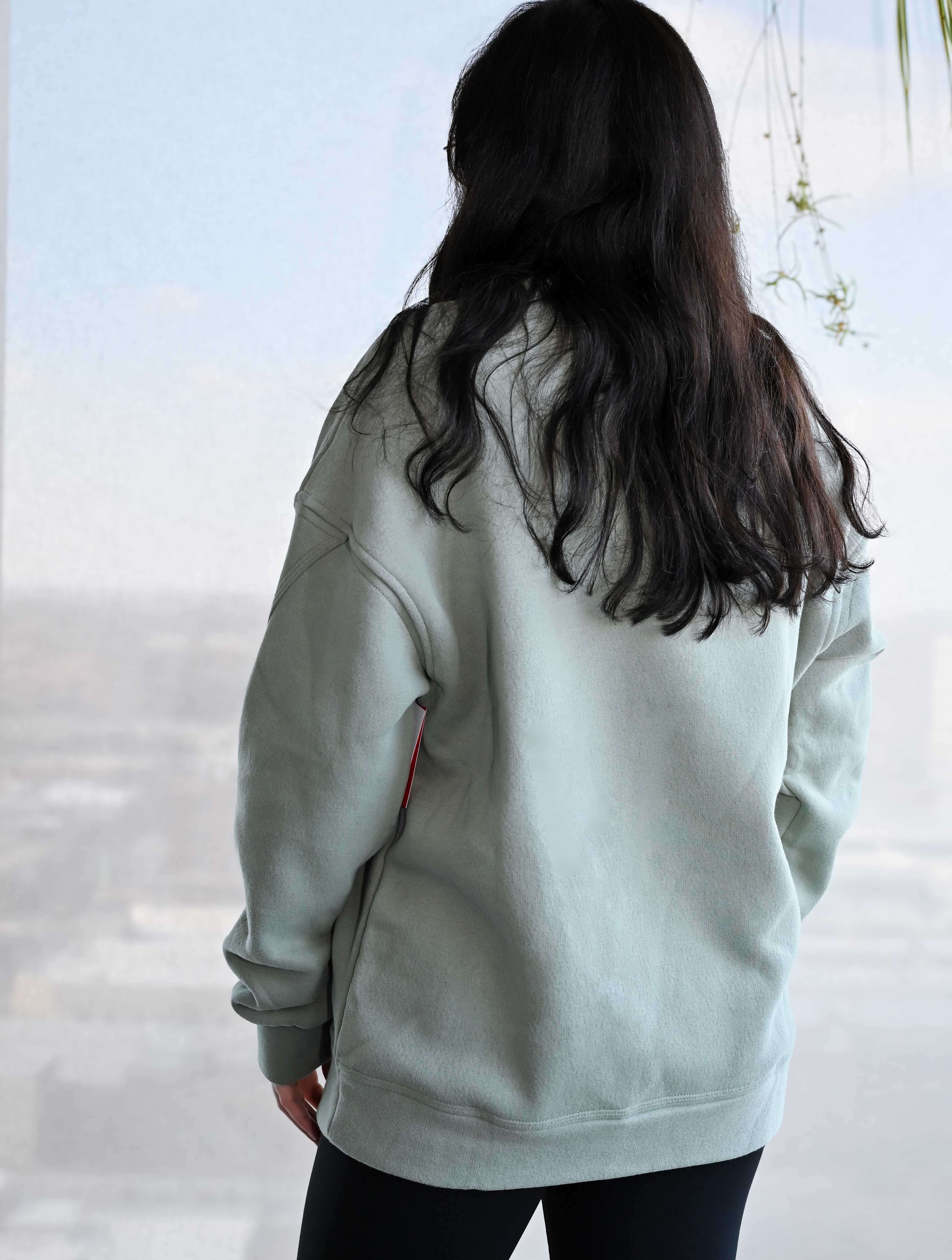 SPANX Boostup Cotton Fleece Crewneck Tunic