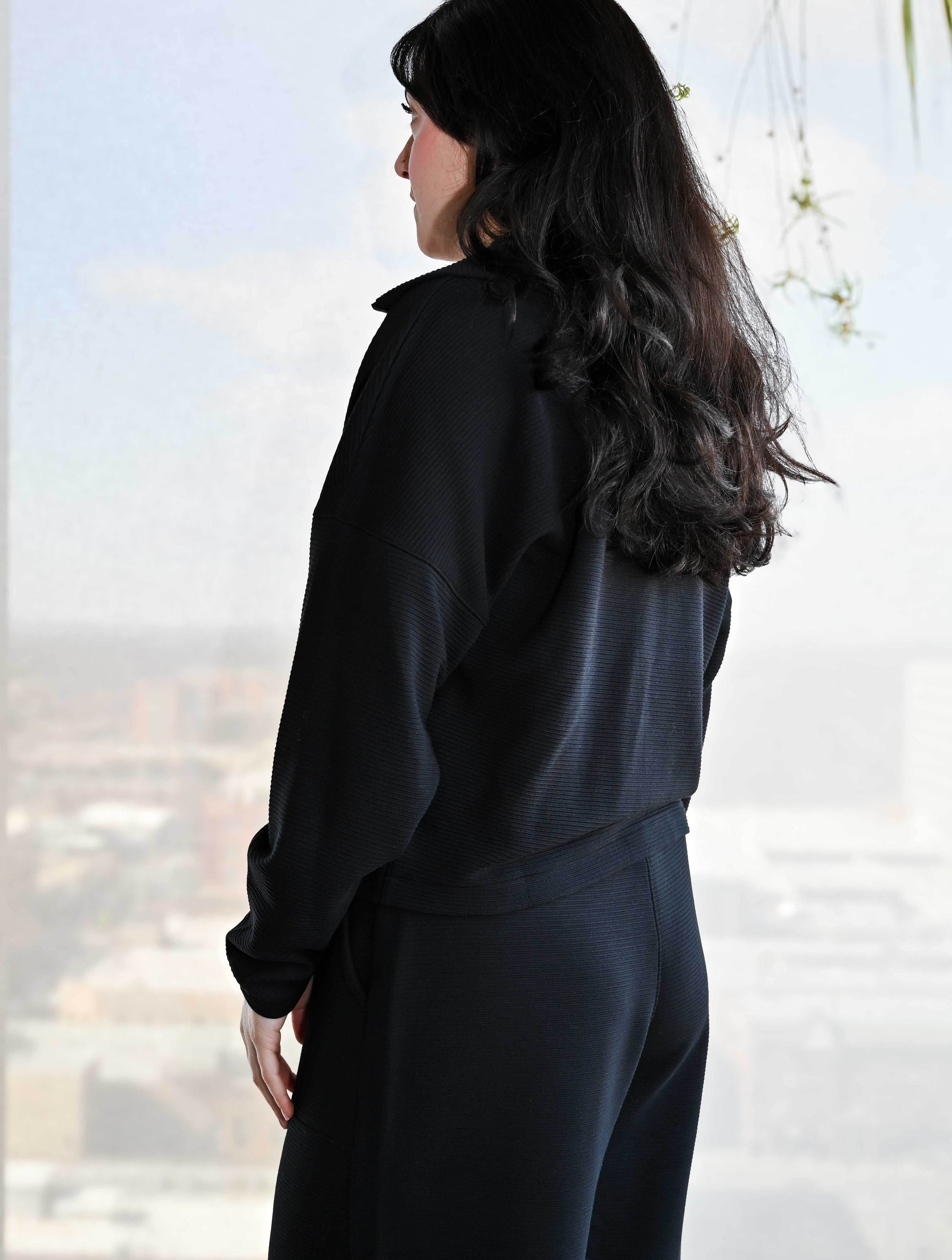 SPANX AirEssentials French Rib Half Zip