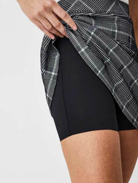 Spanx Perfect Mini Skirt in Plaid Jacquard