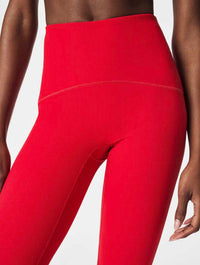 Spanx Booty Boost Active Contour Rib 7/8 Leggings in Spanx Red