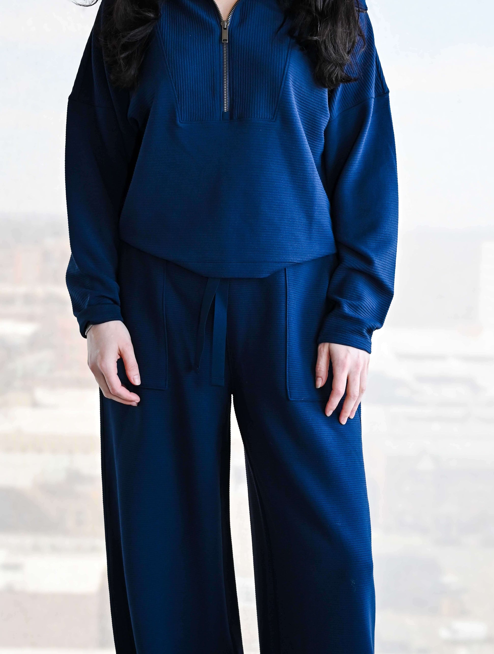SPANX AirEssentials French Rib Wide Leg Pant
