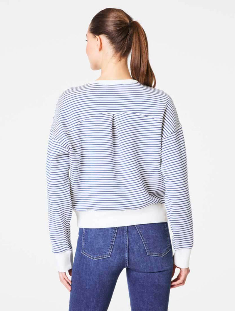 Spanx AirEssentials Striped Crewneck