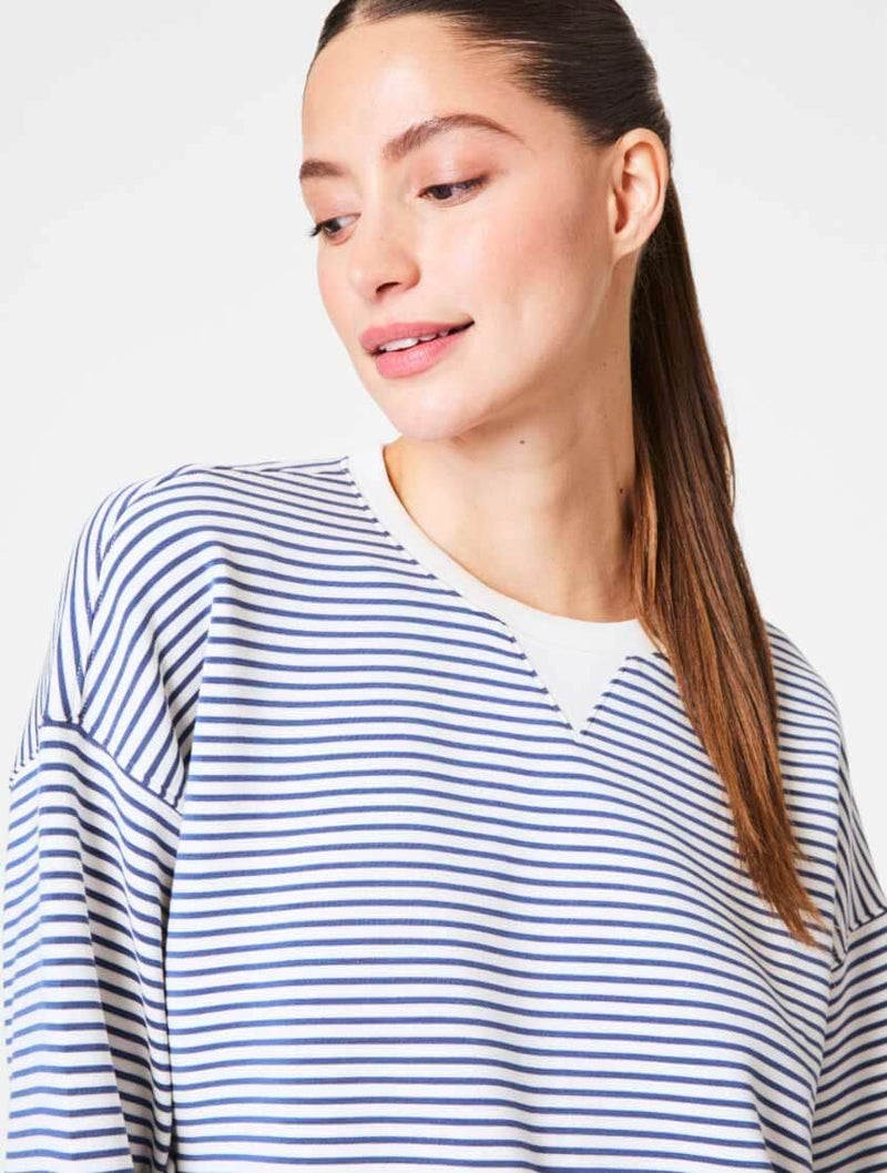Spanx AirEssentials Striped Crewneck