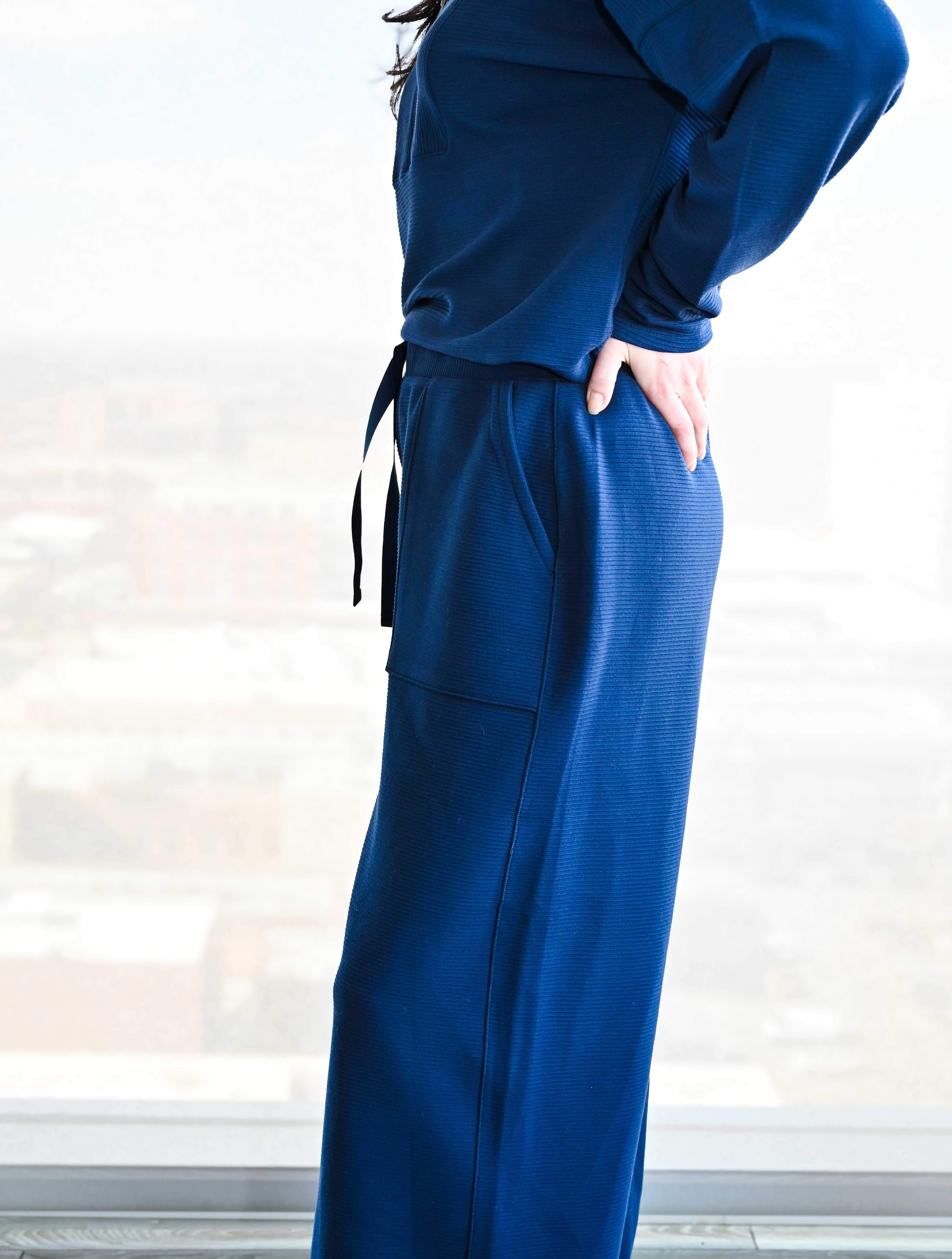 SPANX AirEssentials French Rib Wide Leg Pant