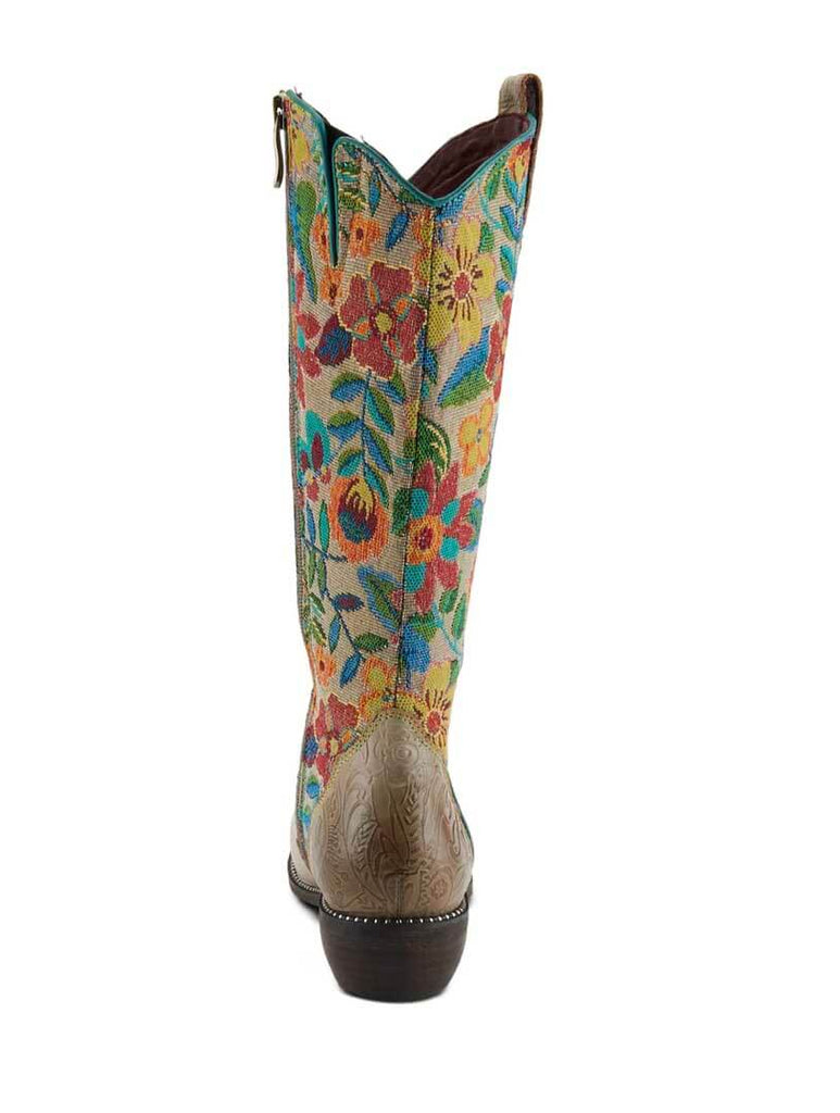 L'Artiste By Spring Step Rodeoqueen Boot in Taupe Multi