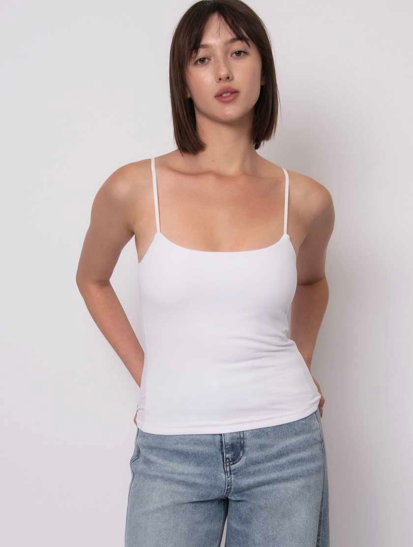 Perla Signature Second Skin Adjustable Strap Top