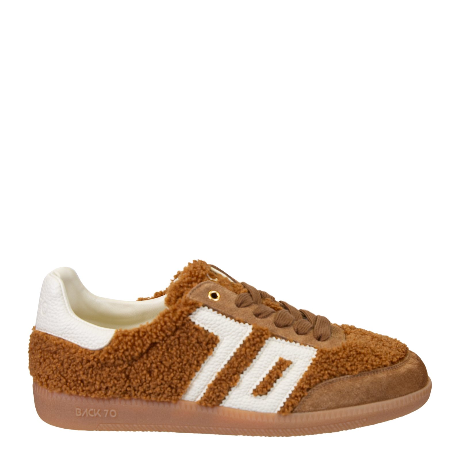 BACK 70 - TEDDY in TOBACCO WHITE Sneakers