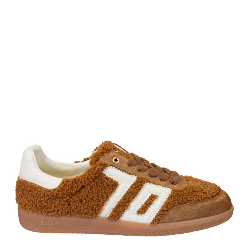 BACK 70 - TEDDY in TOBACCO WHITE Sneakers