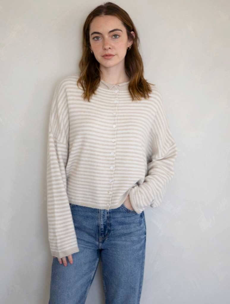 Piper Striped Cardigan