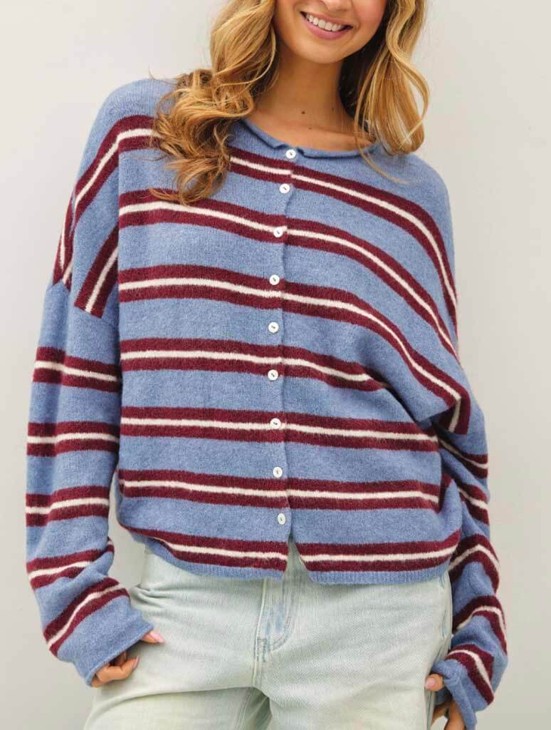 Varsity Stripe Piper Cardigan