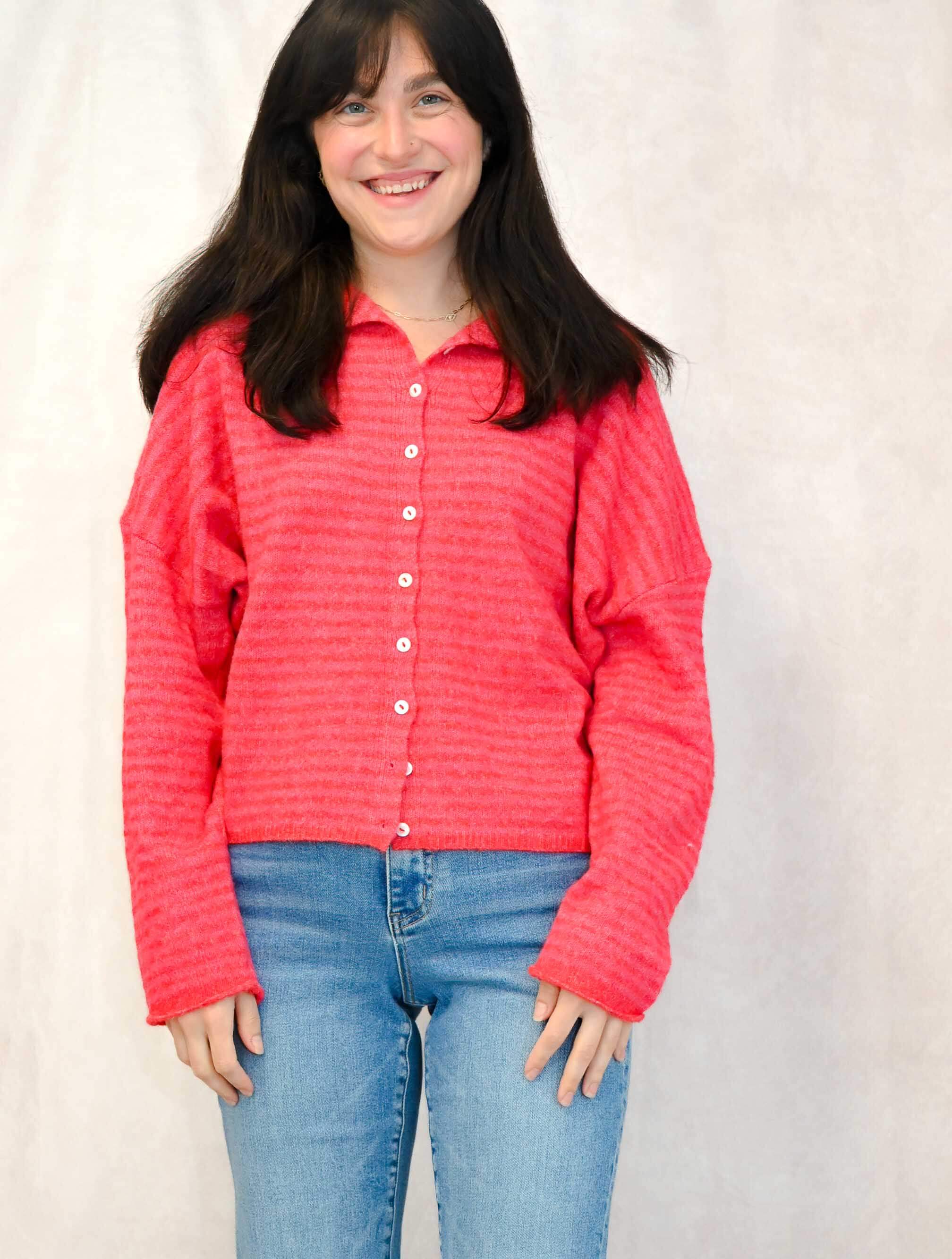 Piper Striped Cardigan