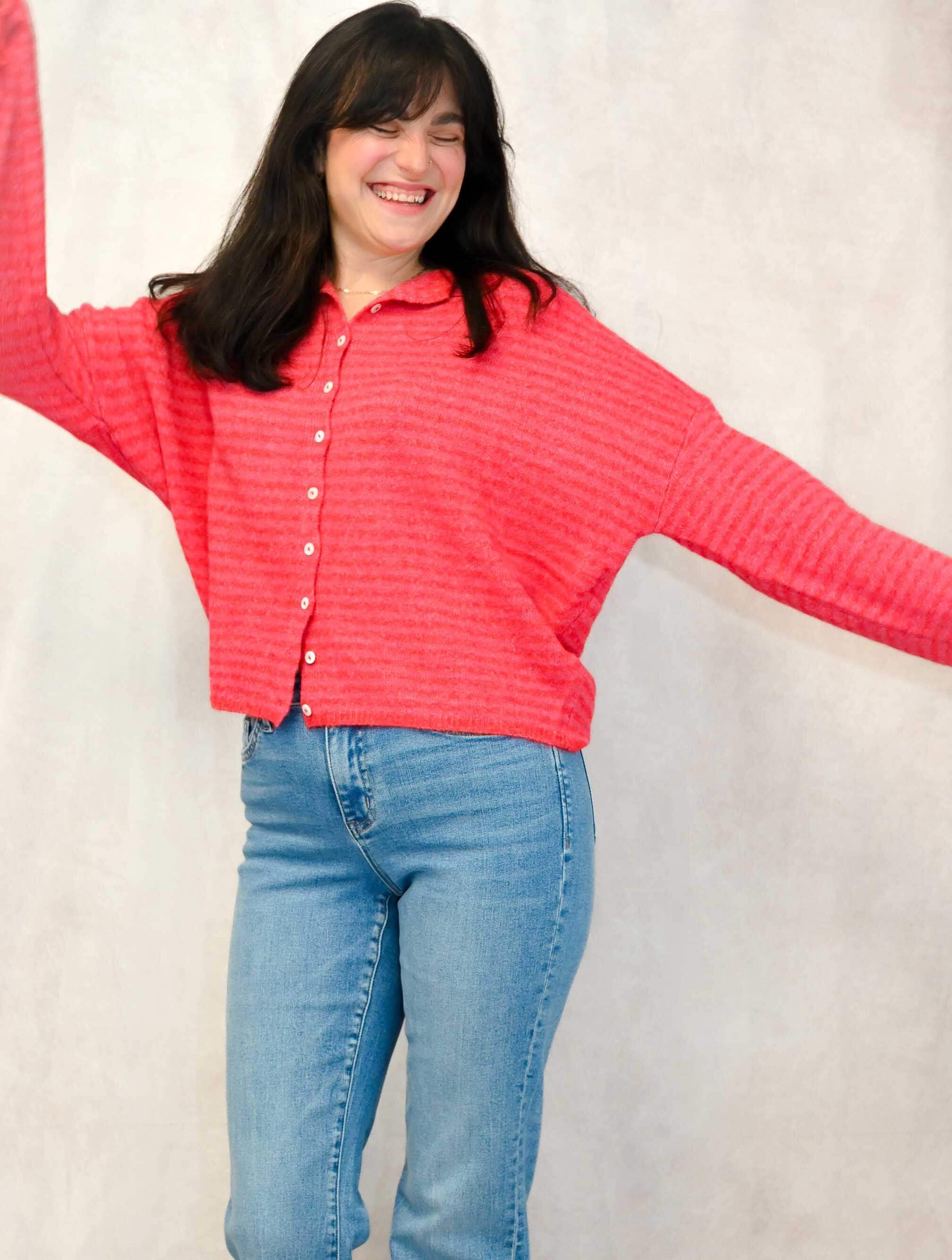 Piper Striped Cardigan