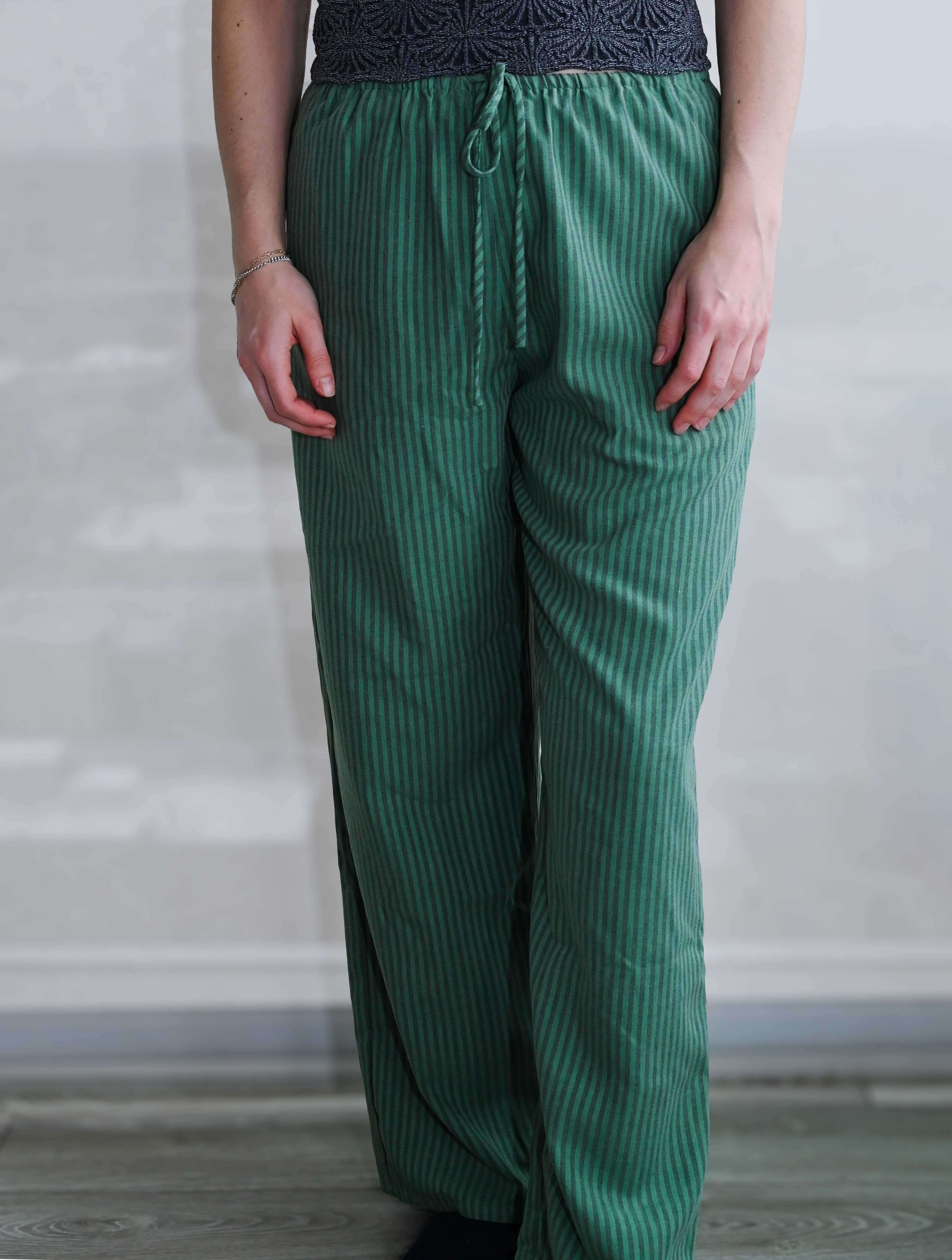 Striped Drawstring Pants