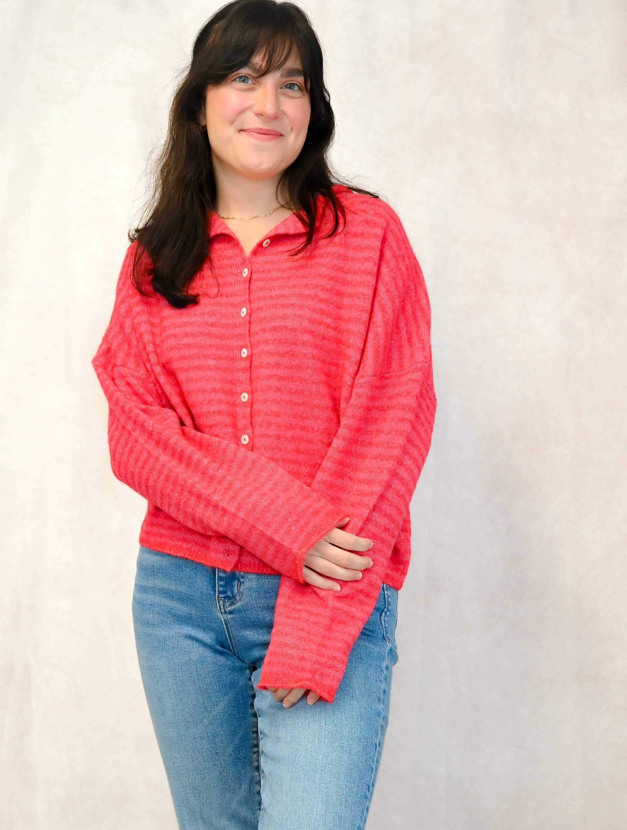 Piper Striped Cardigan
