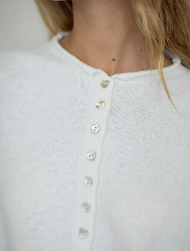 Piper Cardigan with Mismatch Buttons